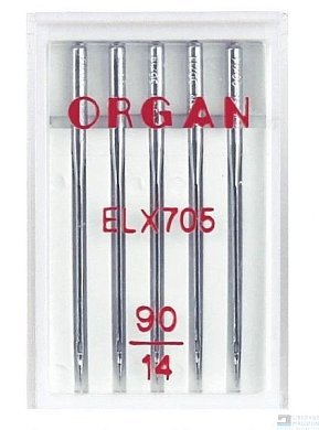 Набор игл ORGAN ELx705CR №90 (5 игл) - цена и фото