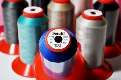 Нитки Amann Serafil 300 TEX 10, 5000м, полиэстер - цена и фото