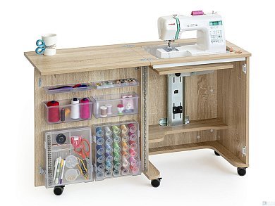 Стол раскладной для швейной машины COMPACT дуб, 60х44х76 см, Tailormade - цена и фото