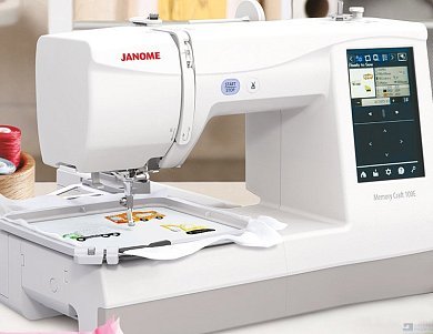 Вышивальная машина Janome Memory Craft 100E (Turquoise Blue) - цена и фото