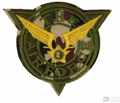 Термоаппликация Airforce 7*6.2см, LML067 - цена и фото