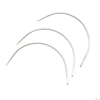 Иглы ручные для мешков изогнутые 90мм, 1 шт. - цена и фото