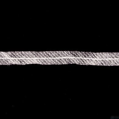 Лента нитепрошивная по косой 12мм c доп.строчкой для пройм - цена и фото