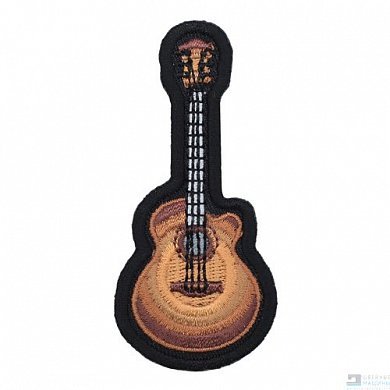 Термоаппликация Гитара 3,5*7,5см, 7724519 - цена и фото