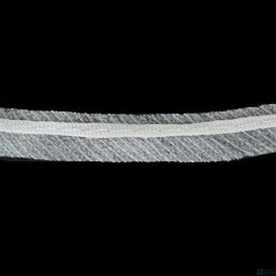 Лента нитепрошивная по косой 12мм c доп.лентой для пройм - цена и фото
