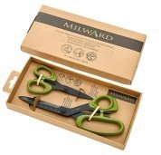 Набор ножниц для шитья и рукоделия, цвет черный, 21 и 13,5 см, MILWARD - цена и фото