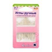 Иглы ручные с острым кончиком для шитья №5-10, 16 шт. Hemline - цена и фото