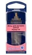 Иглы для модисток в пластиковом контейнере № 3-9, 10 шт Hemline - цена и фото