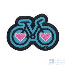 Термоаппликация Велосипед 5,5*7,5см, 7724518 - цена и фото