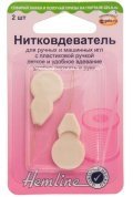 Нитевдеватель для ручных и машинных игл с пластиковой ручкой, Hemline - цена и фото