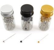 Булавки портновские в баночке, Hemline, 60шт. - цена и фото