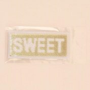 Термоаппликация SWEET 8*3.3см, 4448338 - цена и фото