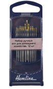 Иглы ручные для домашнего хозяйства №19, 5,7,8, 12 шт Hemline - цена и фото