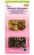 Кнопки Анорак Hemline 15mm 407R.B бронза, 12 шт. - цена и фото