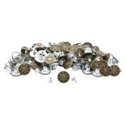 Джинсовые пуговицы 17мм, антик, 20шт. - цена и фото