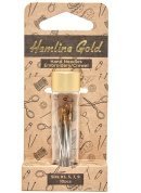 Иглы с золотым ушком для вышивания гладью, с острым кончиком, № 3 - 9, 10 шт. Арт 280G.39.HG - цена и фото