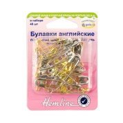 Английские булавки ассорти 19-46мм, 48шт Hemline - цена и фото