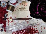 Люневильский крючок "Шардоне" Бордо Vintage Rose с 4мя иглами - цена и фото