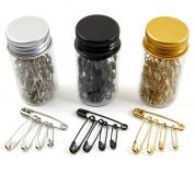 Булавки английские в стеклянных баночках ассорти, 50шт. - цена и фото