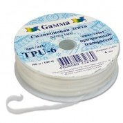 Лента силиконовая (пластиковая)TPU-6 6мм, 100м - цена и фото