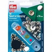Кнопки Спорт & Кемпинг 15мм PRYM 390201 с инструментом для установки - цена и фото